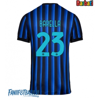 Inter Milan Nicolo Barella #23 Tricou Fotbal Replică 2025-26 Barbati Acasa
